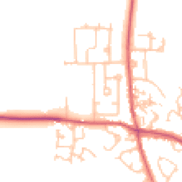 Daytime road noise heatmap for DH6 1JP
