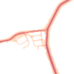 Daytime road noise heatmap for DH6 1LU