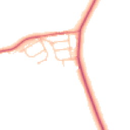 Daytime road noise heatmap for DH6 1LY