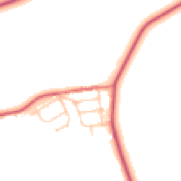 Daytime road noise heatmap for DH6 1NG