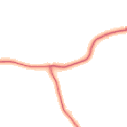 Daytime road noise heatmap for DH6 1NJ