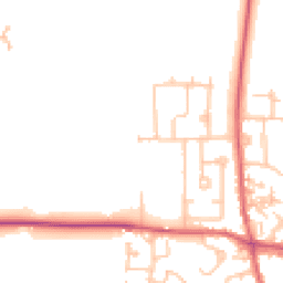 Daytime road noise heatmap for DH6 1NX