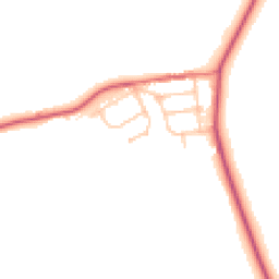 Daytime road noise heatmap for DH6 1NY