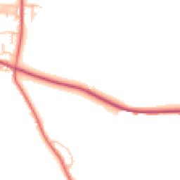 Daytime road noise heatmap for DH6 1PF
