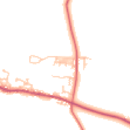 Daytime road noise heatmap for DH6 1PH