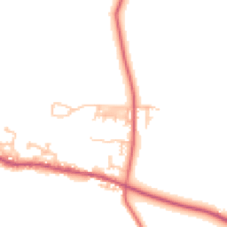 Daytime road noise heatmap for DH6 1PW
