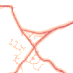 Daytime road noise heatmap for DH6 1RB