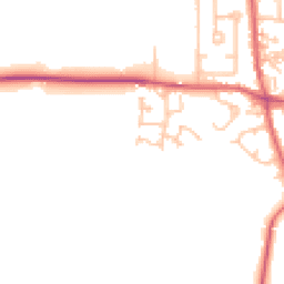 Daytime road noise heatmap for DH6 1RW