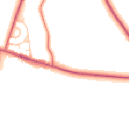 Daytime road noise heatmap for DH6 2AZ