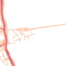 Daytime road noise heatmap for DH6 2BE