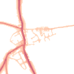 Daytime road noise heatmap for DH6 2BF