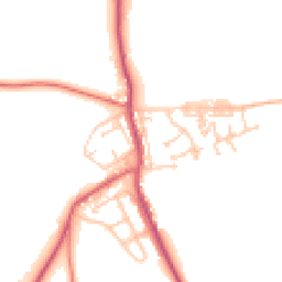 Daytime road noise heatmap for DH6 2BL