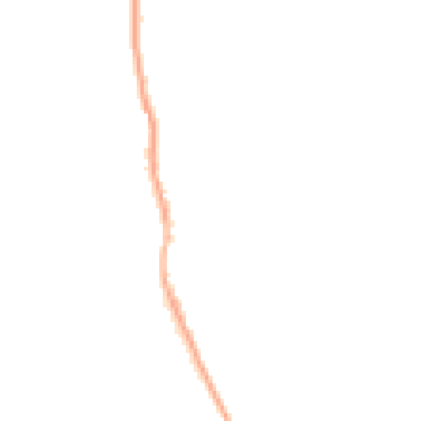 Night-time road noise heatmap for DH6 2BQ