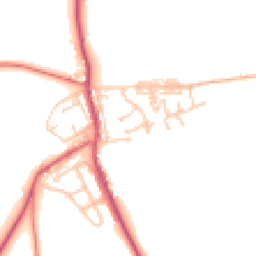 Daytime road noise heatmap for DH6 2BU