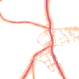 Daytime road noise heatmap for DH6 2DA