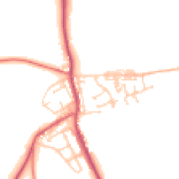 Daytime road noise heatmap for DH6 2DH