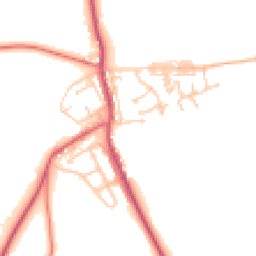 Daytime road noise heatmap for DH6 2DL