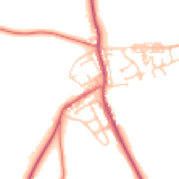 Daytime road noise heatmap for DH6 2EA