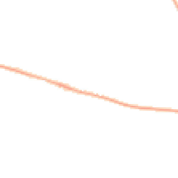 Night-time road noise heatmap for DH6 2EN