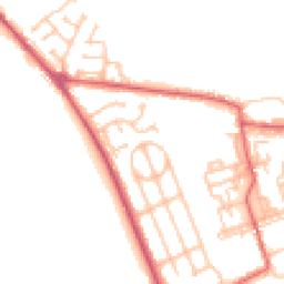 Daytime road noise heatmap for DH6 2HB