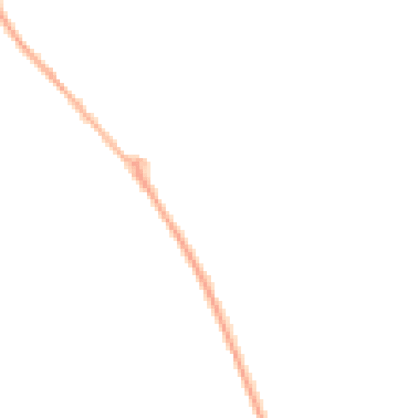 Night-time road noise heatmap for DH6 2JA