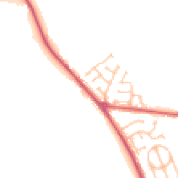Daytime road noise heatmap for DH6 2JG