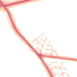 Daytime road noise heatmap for DH6 2LG