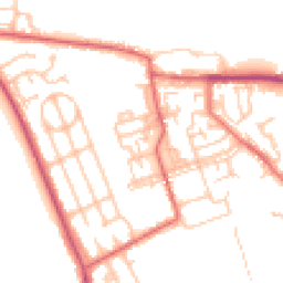 Daytime road noise heatmap for DH6 2LQ