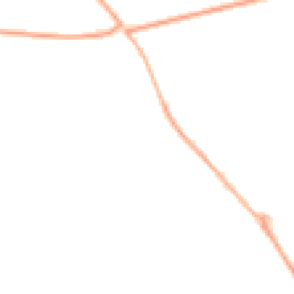 Night-time road noise heatmap for DH6 2LS
