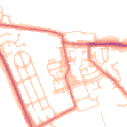 Daytime road noise heatmap for DH6 2LW