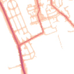 Daytime road noise heatmap for DH6 2PH