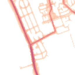 Daytime road noise heatmap for DH6 2PJ