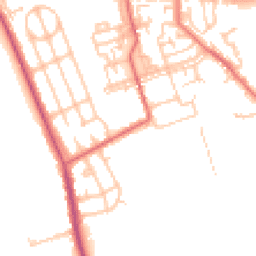 Daytime road noise heatmap for DH6 2PQ