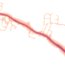 Daytime road noise heatmap for DH6 2SE