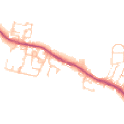 Daytime road noise heatmap for DH6 2SQ