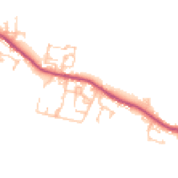 Daytime road noise heatmap for DH6 2TF