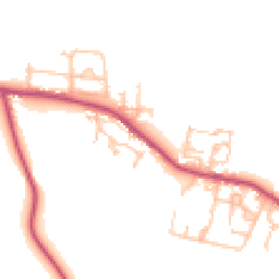 Daytime road noise heatmap for DH6 2UB