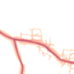 Daytime road noise heatmap for DH6 2UF