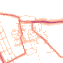 Daytime road noise heatmap for DH6 2XE