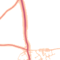 Daytime road noise heatmap for DH6 2XS
