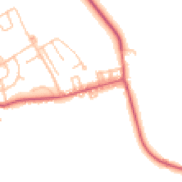 Daytime road noise heatmap for DH6 3BG
