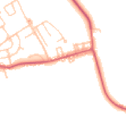 Daytime road noise heatmap for DH6 3BL