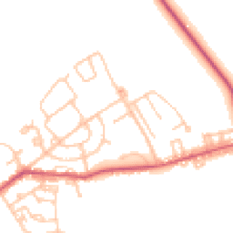 Daytime road noise heatmap for DH6 3DB