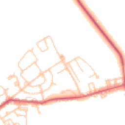 Daytime road noise heatmap for DH6 3DD