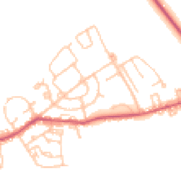 Daytime road noise heatmap for DH6 3DG