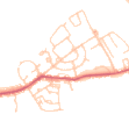 Daytime road noise heatmap for DH6 3DH