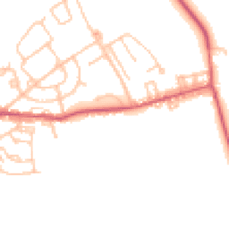 Daytime road noise heatmap for DH6 3EF