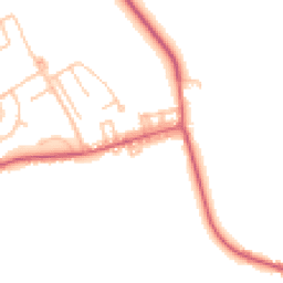Daytime road noise heatmap for DH6 3EG