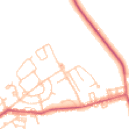 Daytime road noise heatmap for DH6 3EQ