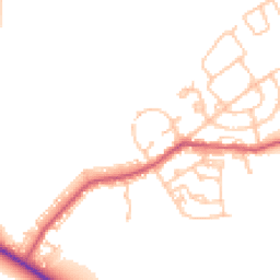 Daytime road noise heatmap for DH6 3FB